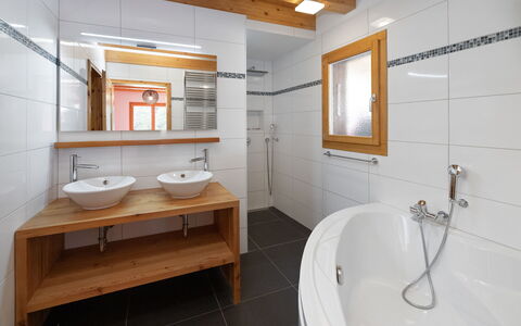 Banksia: Flooring, Plumbing Fixture, Interior Design, Bathroom Sink, Sink, Bathroom, Wood, Floor, Tap, Ceiling