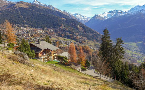 Haimavati: Cloud, Sky, Plant, Mountain, Tree, Natural Landscape, Larch, Highland, Slope, Terrain