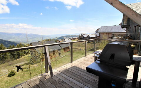 Panorama: Porch, Home, Slope, Cottage, Balcony, Handrail, Deck, Fence, Plank, Hardwood