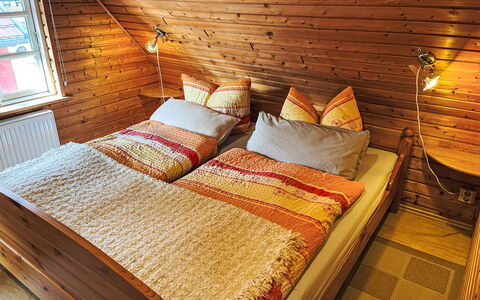 Brigitte: Bedroom, Bed, Wood, Interior Design, Furniture, Bed Sheet, Bedding, Flooring, Floor, Room