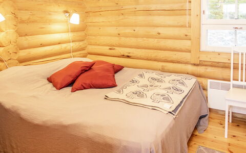 Rukan Roihu: Interior Design, Wood, Furniture, Flooring, Floor, Bedroom, Bed, Room, Lighting, Bed Frame