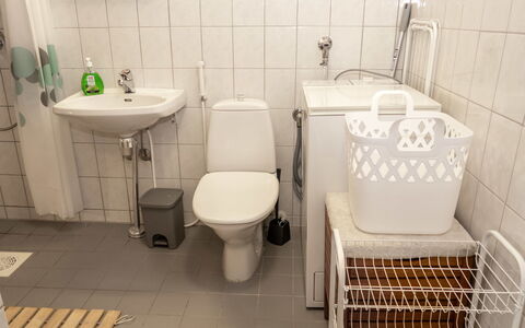 Rukan Roihu: Plumbing Fixture, Bathroom, Toilet Seat, Sink, Bathroom Sink, Toilet, Flooring, Interior Design, Floor, Plumbing