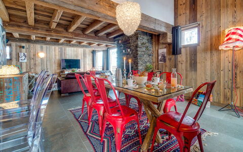 Denali: Property, Table, Furniture, Decoration, Chair, Wood, Lighting, Interior Design, Architecture, Building