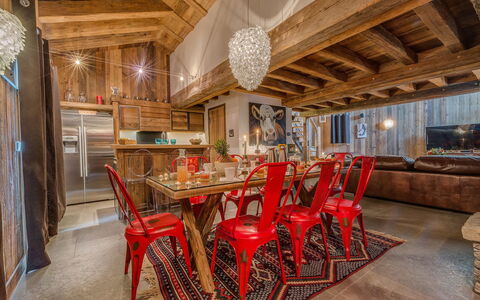 Denali: Table, Property, Furniture, Building, Chair, Decoration, Wood, Couch, Hall, Interior Design
