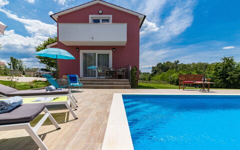 Villa May: Cloud, Sky, Water, Building, Plant, Blue, Azure, Swimming Pool, Shade, Outdoor Furniture