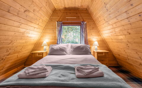 Birchwood Cottage: Building, Property, Furniture, Comfort, Wood, Interior Design, Bed, Floor, Bed Frame, Flooring