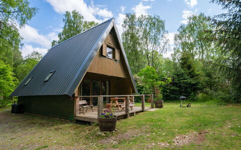 Birchwood Cottage: Cloud, Sky, Plant, Building, Window, Tree, House, Natural Landscape, Wood, Land Lot