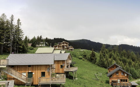 Klippitzoase: Sky, Cloud, Plant, Building, Ecoregion, Nature, Natural Landscape, Tree, House, Mountain