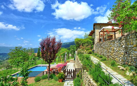 Villa Ancora: Cloud, Plant, Sky, Building, Natural Landscape, Tree, House, Vegetation, Biome, Urban Design