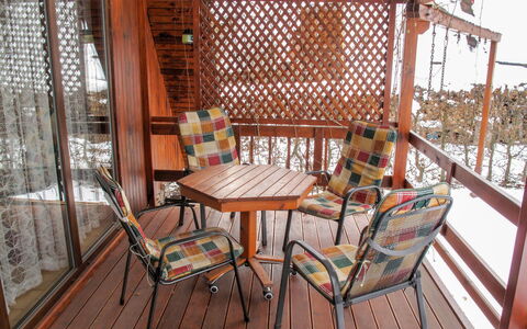 Dehtáře: Furniture, Plant, Chair, Wood, Outdoor Furniture, Building, Interior Design, Wood Stain, Floor, Hardwood