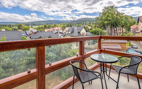 Holiday Mountain Residence: Cloud, Sky, Daytime, Building, Property, Furniture, Wood, Tree, Table, Interior Design