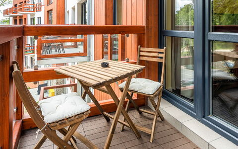 Holiday Mountain Residence: Table, Furniture, Building, Wood, Outdoor Furniture, Outdoor Table, Chair, Interior Design, Window, Flooring