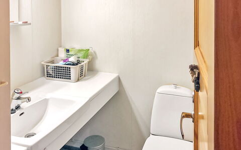 Rukakuru 47: Bathroom, Plumbing Fixture, Bathroom Sink, Wall, Sink, Toilet Seat, Flooring, Interior Design, Floor, Tap