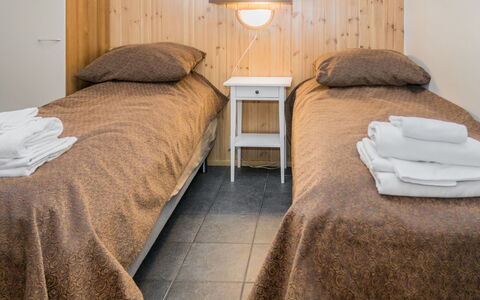 Rukatonttu D 13: Bed, Bedroom, Bedding, Bed Sheet, Wall, Floor, Wood, Flooring, Interior Design, Furniture