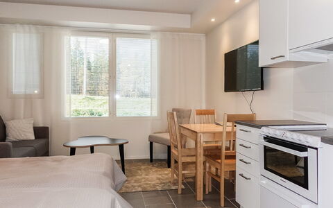 Skistar 105: Furniture, Interior Design, Flooring, Floor, Wood, Room, Ceiling, Lighting, Bedroom, Bed