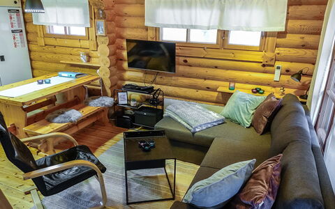 Lomaväinö 13: Wood, Cottage, Log Cabin, Forest, Shed, Garden Buildings, Larch, Woodland, Wood Stain