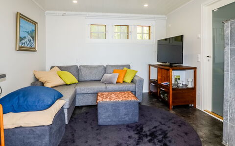 Piitterin Saunatupa: Furniture, Interior Design, Couch, Flooring, Floor, Wall, Living Room, Wood, Ceiling, Room