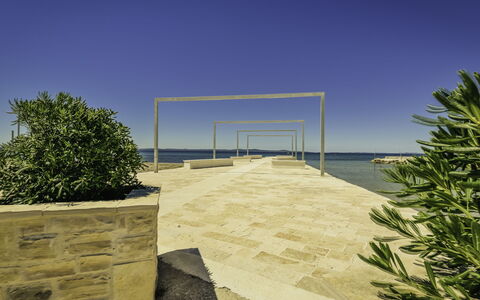 Tone: Water, Sky, Cloud, Water Resources, Azure, Tree, Natural Landscape, Beach, Coastal And Oceanic Landforms, Plant