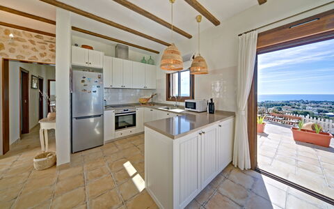 Anna: Cabinetry, Countertop, Property, Furniture, Sink, Kitchen, Kitchen Appliance, Wood, Interior Design, Kitchen Stove