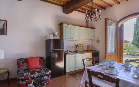 Castelfranco di Sopra 649: Furniture, Table, Picture Frame, Cabinetry, Wood, Interior Design, Tableware, Floor, Living Room, Flooring