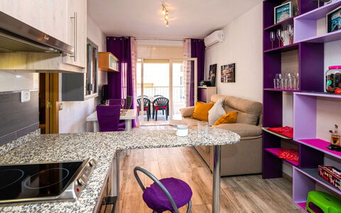 Cloud: Property, Furniture, Purple, Shelf, Cabinetry, Lighting, Table, Interior Design, Violet, Wood