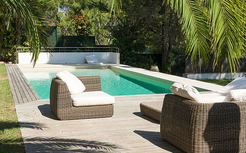 La Gargouille: Property, Furniture, Swimming Pool, Rectangle, Plant, Shade, Outdoor Furniture, Tree, Architecture