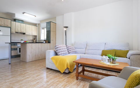 Fontibre: Table, Property, Furniture, Building, Comfort, Couch, Lighting, Cabinetry, Wood, Flooring