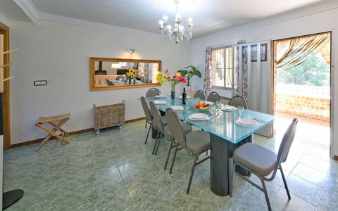 Consuelo: Table, Furniture, Picture Frame, Azure, Wood, Chair, Floor, Flooring, Interior Design, Living Room