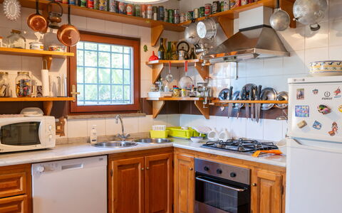 Farfa: Kitchen Sink, Cabinetry, Countertop, Property, Sink, Kitchen Appliance, Kitchen, Home Appliance, Window, Lighting