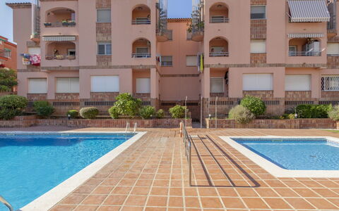 Torrepuerto: Water, Building, Plant, Sky, Daytime, Property, Window, Azure, Blue, Swimming Pool