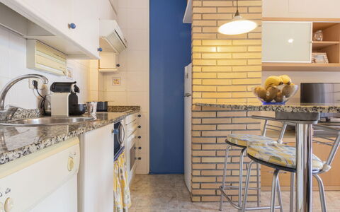 Torrepuerto: Cabinetry, Property, Tap, Countertop, Wood, Interior Design, Kitchen, Kitchen Appliance, Architecture, Kitchen Sink