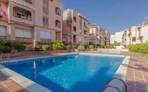 Torrepuerto: Water, Plant, Building, Property, Daytime, Swimming Pool, Window, Sky, Azure, Architecture