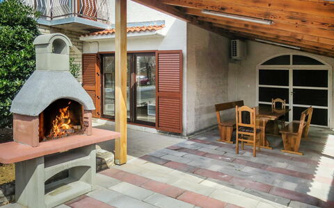 Čulina: Furniture, Building, Table, Wood, Chair, Interior Design, Cottage, Brick, Wall, Brickwork