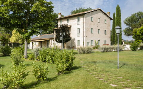 Villa Papiano: Plant, Building, Sky, Window, Cloud, Tree, Nature, Natural Landscape, Vegetation, Land Lot