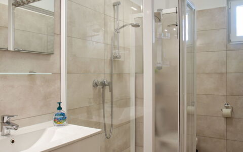 Francois: Shower Head, Plumbing Fixture, Shower Door, Shower, Bathroom, Shower Bar, Door, Sink, Tap