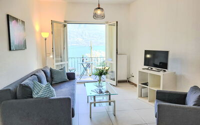Casa Stella App. 4 724.4: Furniture, Couch, Interior Design, Flooring, Floor, Living Room, Table, Room, Apartment