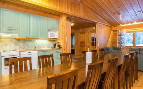 Karhunpesä C: Furniture, Chair, Outdoor Furniture, Table, Wood, Outdoor Table, Kitchen & Dining Room Table, Shade, Garden, Umbrella