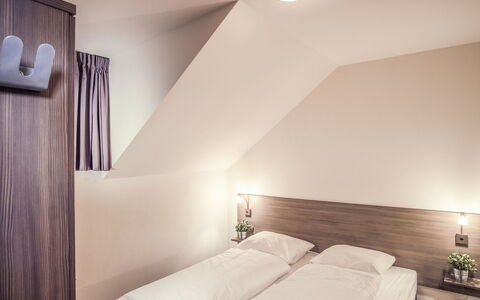 Lipno Nad Vltavou 88: Building, Property, Furniture, White, Light, Comfort, Wood, Lighting, Bed Frame, Architecture