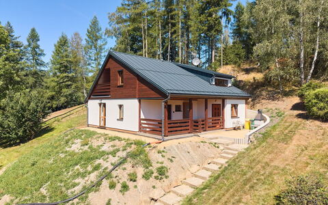Kyjov U Krásné Lípy: Home, Cottage, House, Roof, Rural Area, Log Cabin, Siding, Larch, Farmhouse, Estate