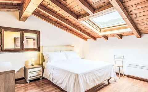 Argegno 150: Interior Design, Wood, Bed, Bedroom, Floor, Ceiling, Flooring, Room, Furniture, Home