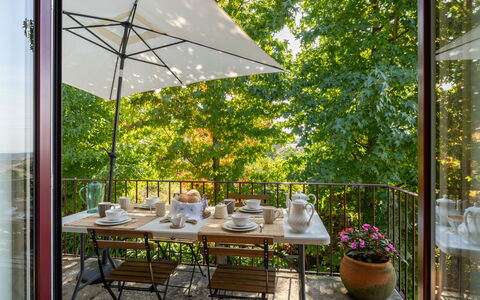 Casa da Quinta de Pedral: Table, Plant, Furniture, Property, Outdoor Table, Flowerpot, Shade, Outdoor Furniture, Chair, Flower