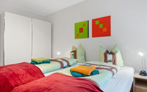 Alicia: Furniture, Comfort, Building, Azure, Textile, Wood, Orange, Bed, Interior Design, Floor