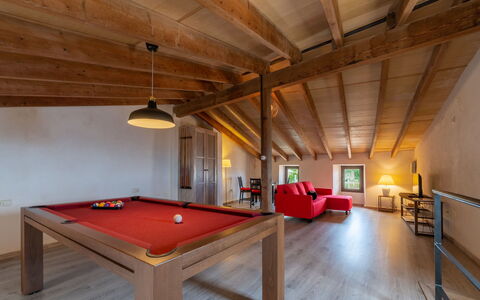 Boutique House: Property, Table, Furniture, Wood, Building, Lighting, Interior Design, Pool, Architecture, Recreation Room