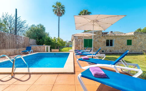 Can Delfin Alcudia: Sky, Plant, Water, Building, Swimming Pool, Azure, Sunlounger, Shade, Outdoor Furniture, Tree