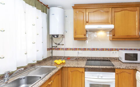 Acapulco Iii: Kitchen, Countertop, Interior Design, Flooring, Kitchen Sink, Cabinetry, Sink, Major Appliance, Kitchen Appliance, Home