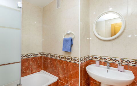 Acapulco Iii: Plumbing Fixture, Flooring, Bathroom, Bathroom Sink, Sink, Interior Design, Floor, Tap, Plumbing, Tile