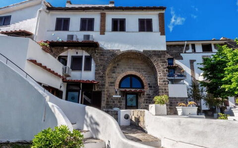 Massa Lubrense 537: Water, Sky, Swimming Pool, Property, Tree, Outdoor Furniture, Aqua, Leisure, Umbrella