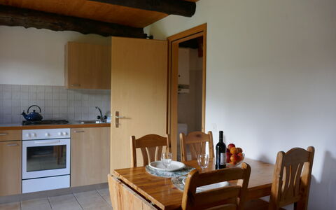 Rustico Edel: Property, Cabinetry, Furniture, Countertop, Wood, Building, Table, Interior Design, Sink, Floor