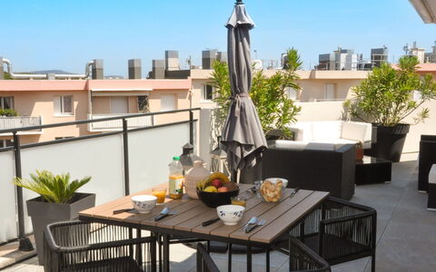 Eden Riviera: Water, Sky, Property, Plant, Building, Cloud, Swimming Pool, Tree, Residential Area, Grass