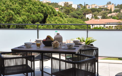 Eden Riviera: Water, Sky, Property, Plant, Building, Cloud, Swimming Pool, Tree, Residential Area, Grass
